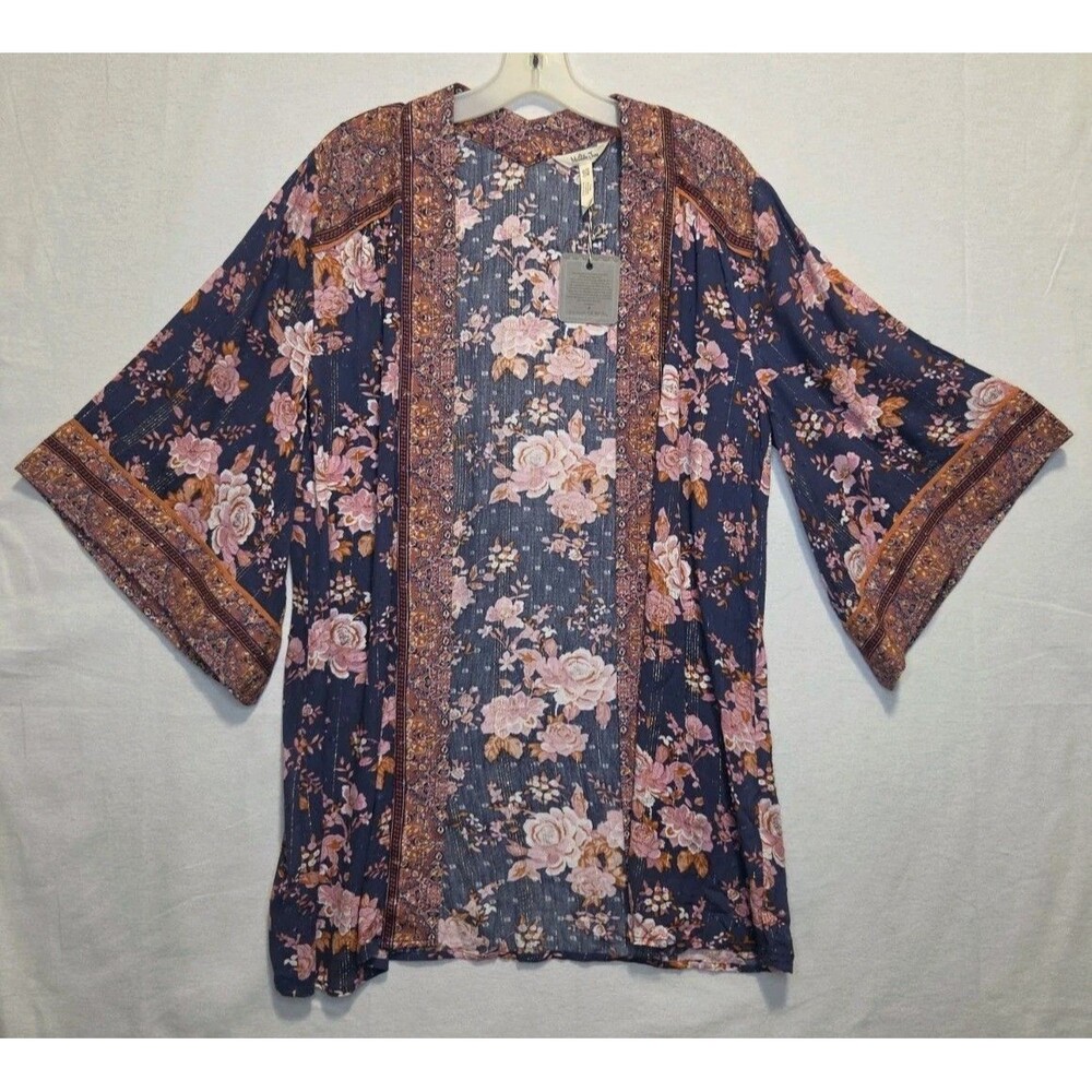 Matilda Jane Just Imagine Olivia Floral Print Size XS/S Kimono Boho Layer New